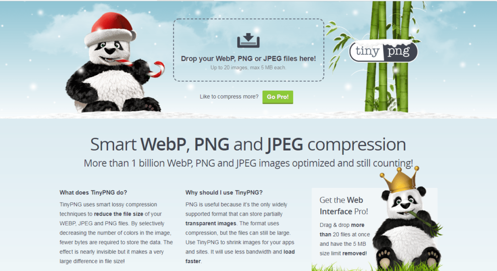 tinypng optimiser votre site WordPress pour la vitesse