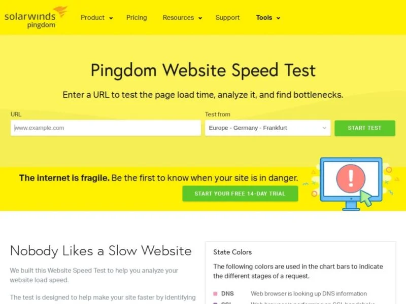 tools-pingdom optimiser votre site WordPress pour la vitesse